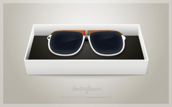 Instagram发布概念相机Instaglasses