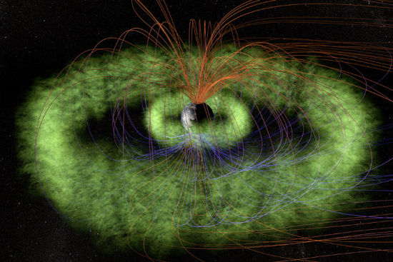 每日卫星照：范艾伦辐射带艺术效果图