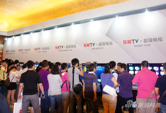 乐视超级电视现场体验
