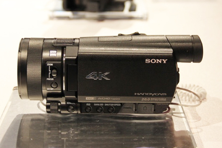 索尼4k高清摄像机ax100