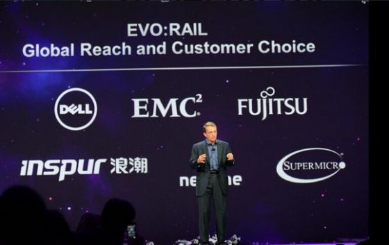 Mware首席执行官帕特•基辛格公布首批VMware EVO：RAIL全球合作伙伴