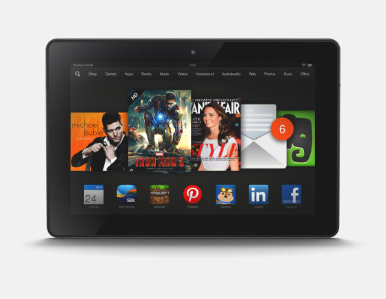  Kindle Fire HDX Ҫ iPad Air  20%