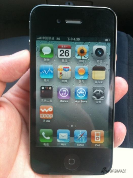 联通iPhone4内部测试版真机首度曝光