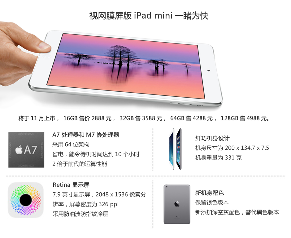 苹果发布iPad Air及Retina屏iPad mini_科技时代_新浪网