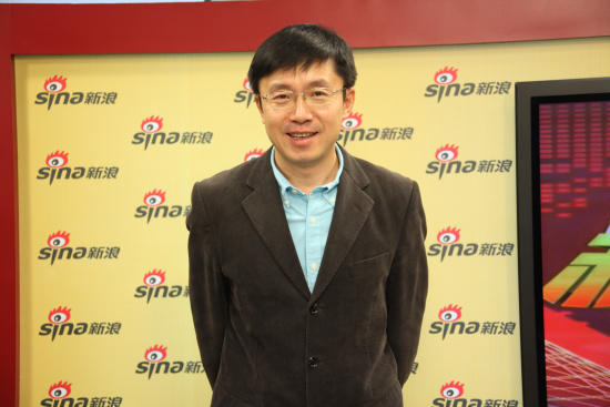 奇艺CEO龚宇做客新浪白银时代访谈间