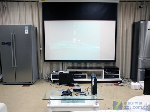 看球赛行吗?20平米客厅考验LED投影机_商用