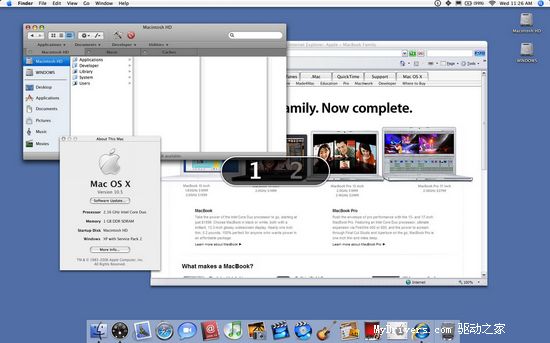 MACOSX10.5��WindowsXP����