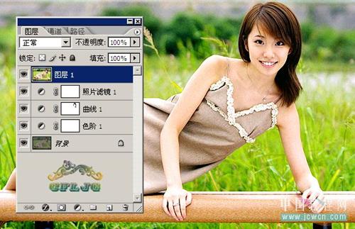 Photoshop让灰度照片快速复原(3)