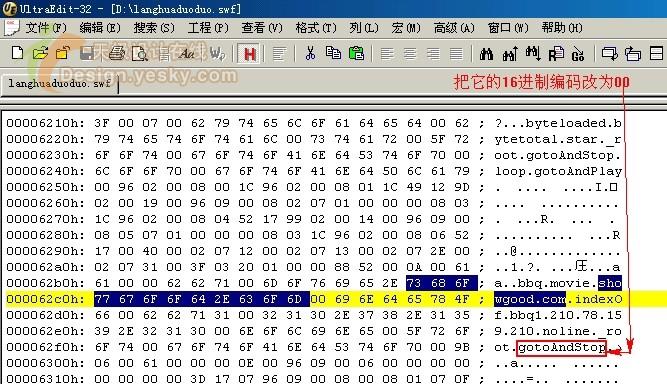 巧妙去除Flash动画在线播放限制(2)