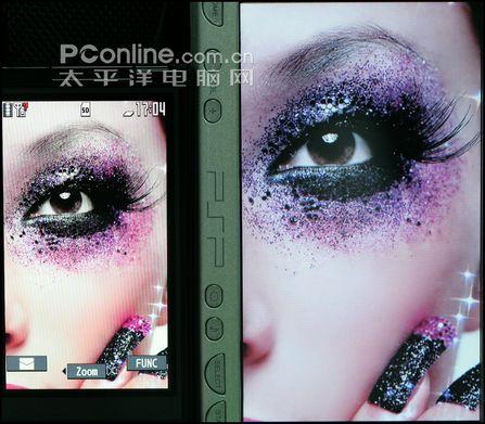 510万像素松下电视手机P905i外观评测(4)
