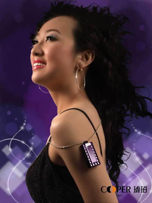 琥珀图赏 专为女性设计琥珀蓝钻口琴双机图赏