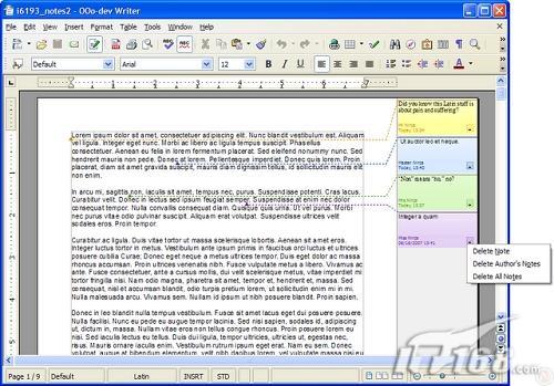 OpenOffice3.0ҳʾNotes2