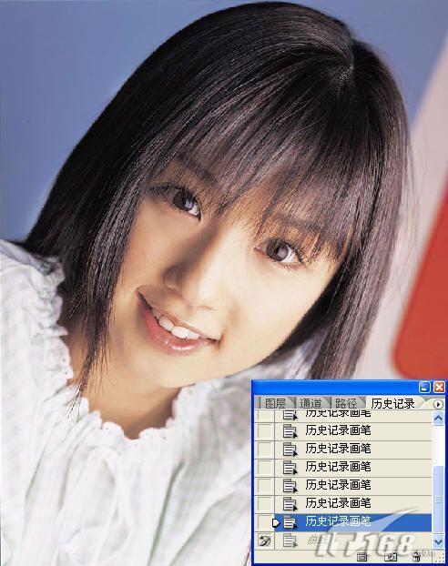 Photoshop美发:焗油染发效果先知道