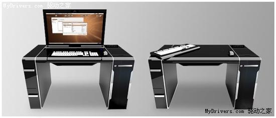 SyncDesktop:PC内置进桌子里