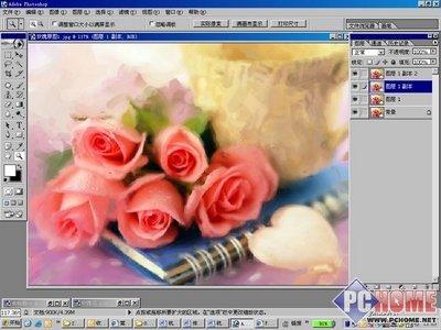 ������������Photoshop���ɱ����ͻ�Ч��(2)