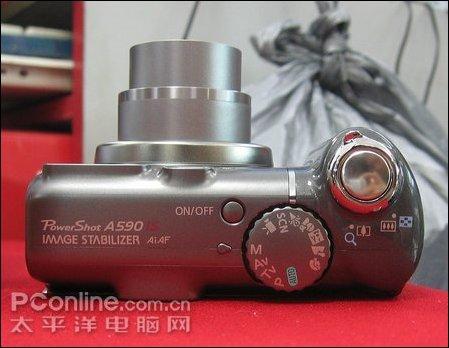 廉价光学防抖DC佳能A590IS仅1299元