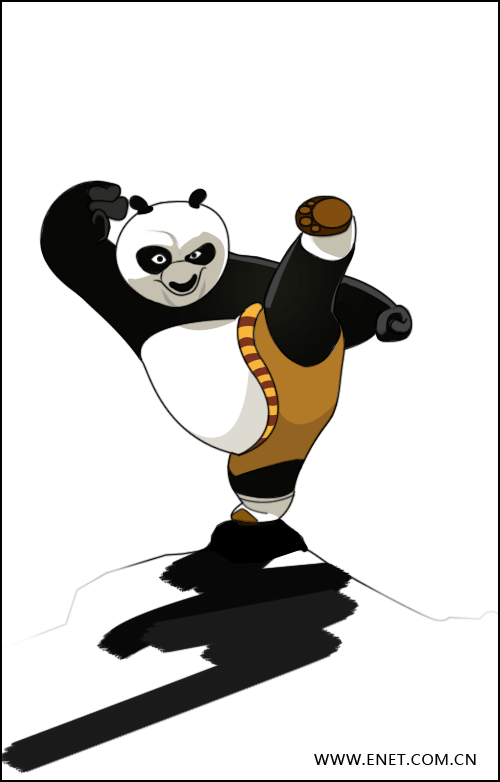 用Photoshop打造功夫熊猫宣传海报(3)_软件学