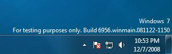 Windows7Build6956性能测试完胜Vista