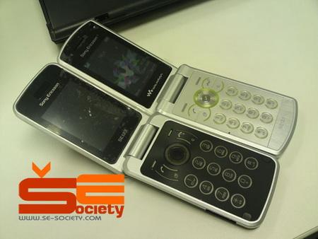 翻盖双胞胎索爱W508\/T707真机对比_手机