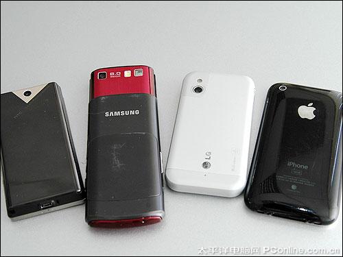 最强触摸手机大战!苹果HTC三星LG四机对比_