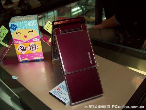 日系旋转翻盖机皇 夏普9020C行货3K7_手机