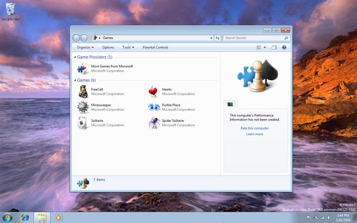 windows 7 home basic截图大曝光