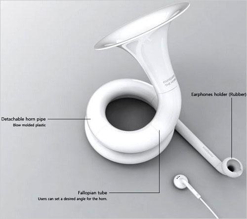 无需电源驱动 复古造型MP3组合扬声器_数码