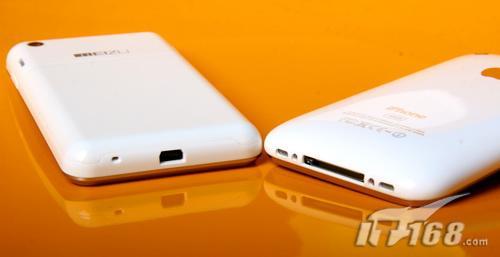 白色诱惑苹果iPhone3GS对比魅族M8(3)