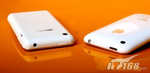 白色诱惑苹果iPhone3GS对比魅族M8(3)
