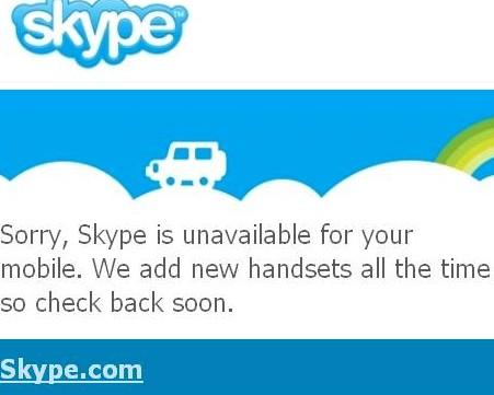 Skype官方网站称将不支持Windows Mobile_软