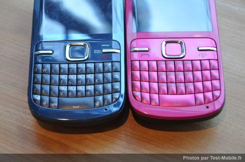 时尚低价全键盘 诺基亚C3三色真机图赏