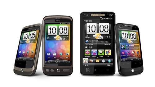 搭载Android2.2HTC四款行货手机发布