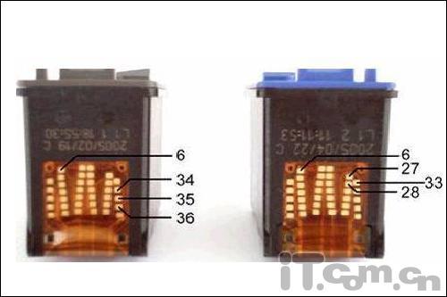 图文并茂 hp816/817墨盒芯片解码