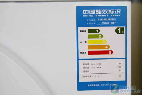 弹力筋活力去污海尔6kg滚筒仅2499元