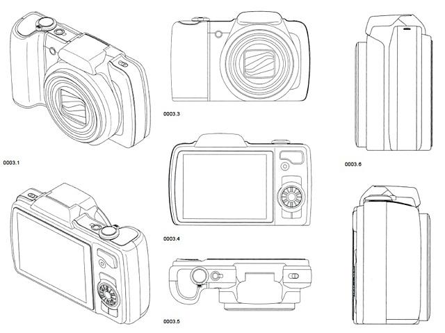 奥林巴斯注册新款便携数码相机外观设计