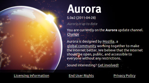 Firefox5.0前期开发版初现版本Aurora_软件学园