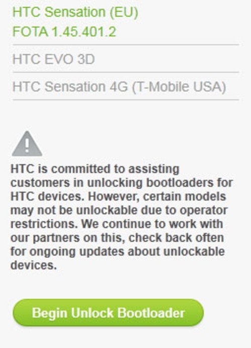 HTC推出Bootloader解锁工具 Sensation先行_手
