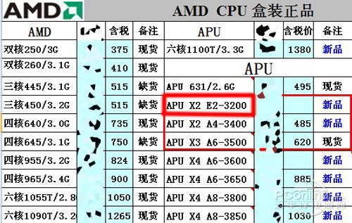 低功耗版apu新品e2 30现接受预订 硬件 科技时代 新浪网