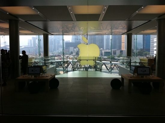香港苹果旗舰店即将开张 多图探访_业界