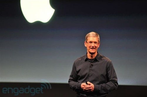 发布会正式开始 蒂姆.库克主持发布会_手机