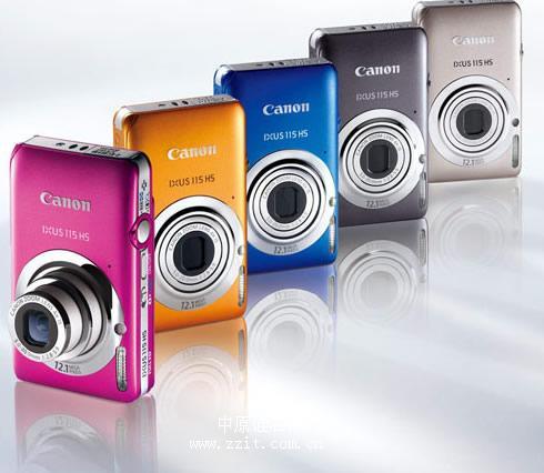 28mm广角卡片相机+佳能ixus115仅1250