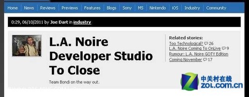 PC版无望!?黑色洛城开发商关门大吉