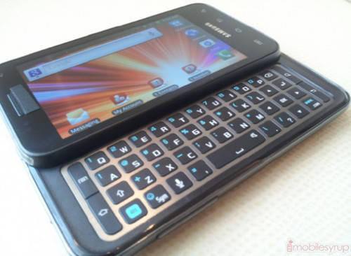 1.2GHz双核全键盘 Galaxy S Glide亮相