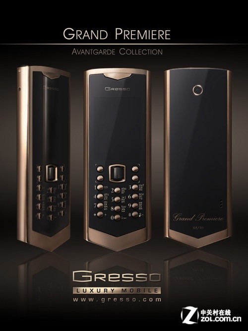 5万美元限量30部 Gresso新款奢华手机诞生