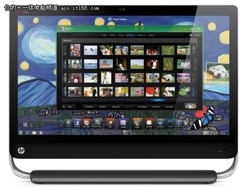 惠普将TouchSmart更名为Magic Canvas_台式