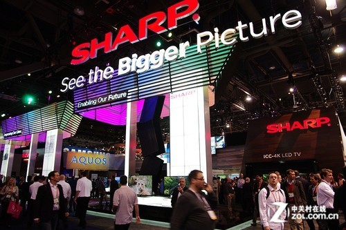 SHARP百年的力量CES2012推4色LED电视