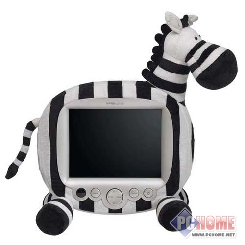 点击查看本文图片 瀚斯宝丽HANNSz.zebra 小斑马 - 独特斑马造型 瀚斯宝丽9.6寸电视仅2K