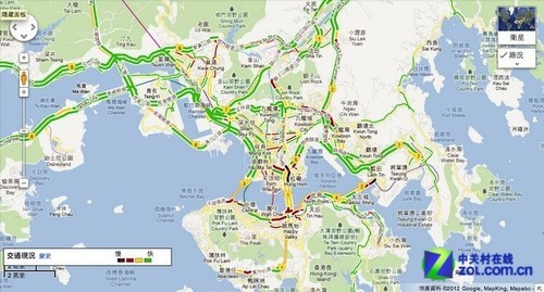 ,Google,位置服务,Google Maps提供即时交通资讯 发力LBS领域