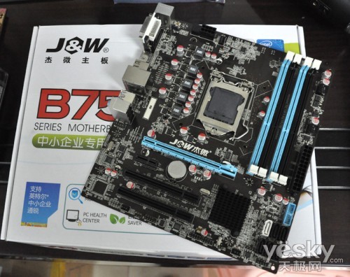 原生USB3.0+PCI-E3.0 杰微JWB75A到货599_