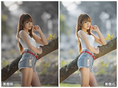 <em>美图</em>秀秀快速<em>丰胸</em> 打造车模般完美身材_软件学